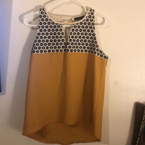 Mustard yellow tank, perfect for summer!